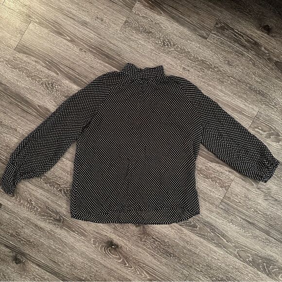 Nili Lotan Alana Top Polka Dot Blouse - Picture 5 of 11